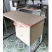 Thanh lý bàn làm việc chân sắt có học tủ